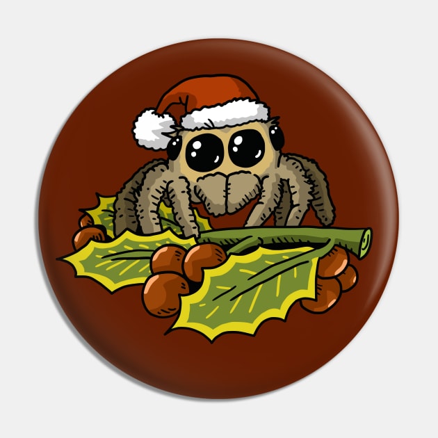 cute jumping spider with christmas hat. Pin by JJadx