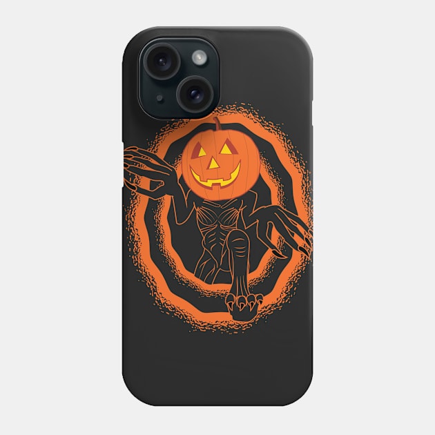 Pumpkin Halloween Monster Phone Case by atomguy