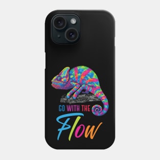 Go With the Flow Chameleon Phone Case