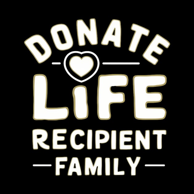 Donate Life Recipient Family by Vector Design Mart