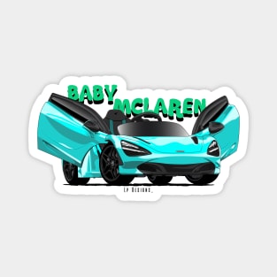 720s Baby Car Magnet