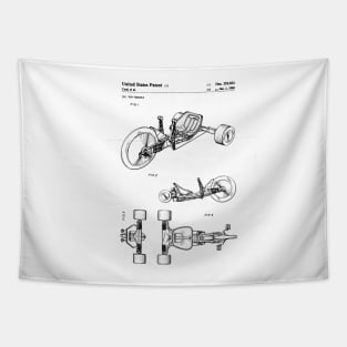 Green Machine | Patent Drawing Tapestry