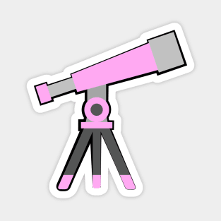 Telescope - Vector Illustration Magnet