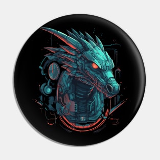 cyberpunk dragon Pin