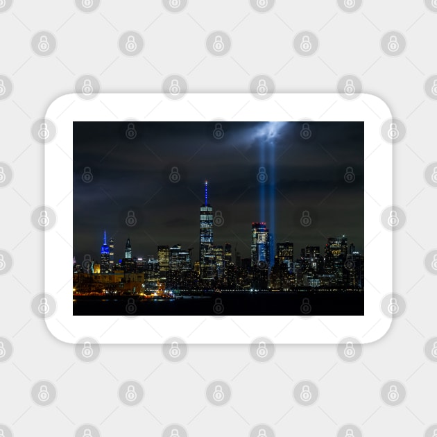 Tribute in Lights Magnet by ShootFirstNYC