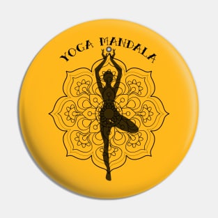 Yoga Mandala Pin