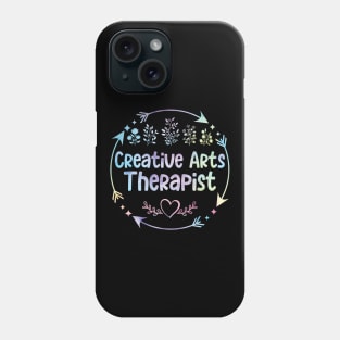 Creative Arts Therapist cute floral watercolor Phone Case