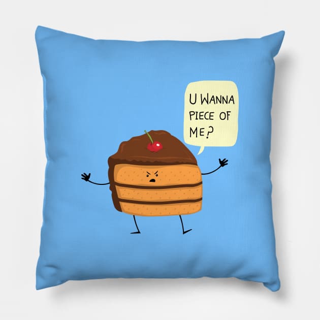 Trouble Baker! Pillow by AnishaCreations