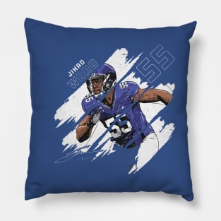 Jihad Ward New York G Stripes Pillow