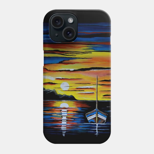 ESCAPE To The Seascape Painting Phone Case by SartorisArt1