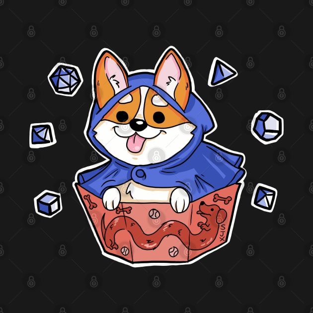 Gamer Corgi by Bat13SJx