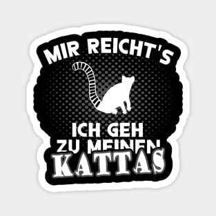 lustiger Katta Spruch Haustier Lemuren liebhaber Magnet