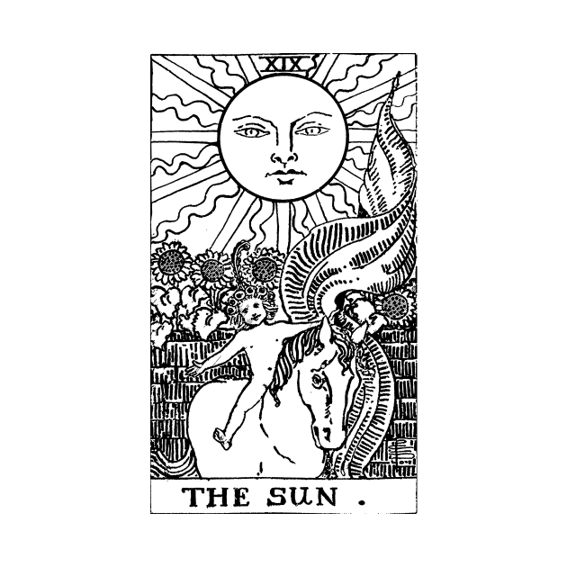 The Sun - Tarot Card by kaliyuga