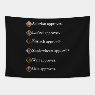 Party approves ~ Baldur's Gate 3 Tapestry