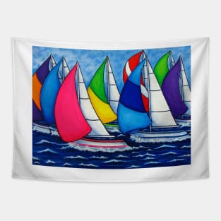 Colourful Regatta Tapestry