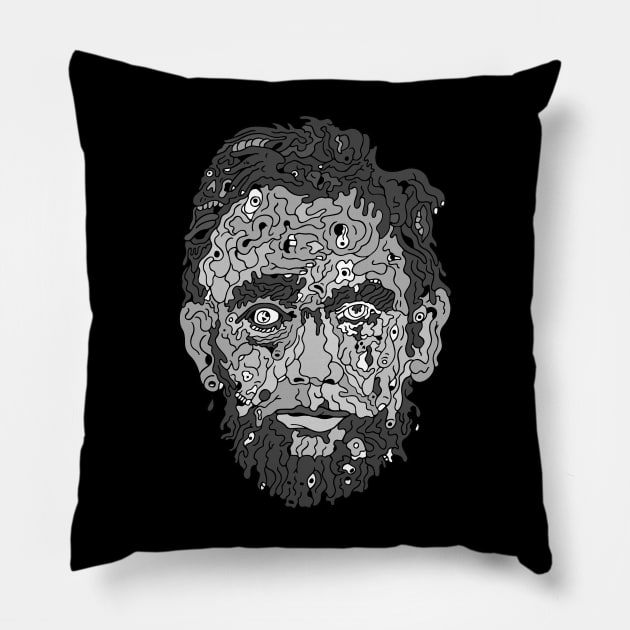 Diseased Lincoln Pillow by Jones76