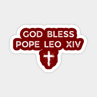 God-Bless-Pope-Leo-XIV Magnet