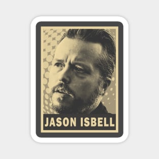 i'm Jason isbell//brown cream Jason isbell Magnet