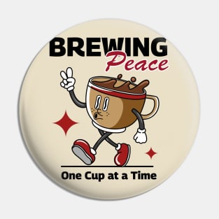 Brewing Peace Pin