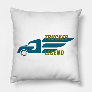 Trucker Legend Pillow