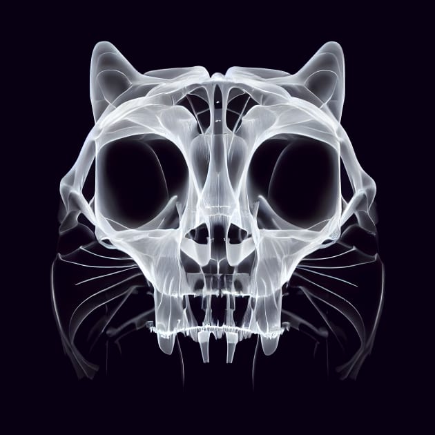 Skeleton of a bear in x-rays. by RulizGi