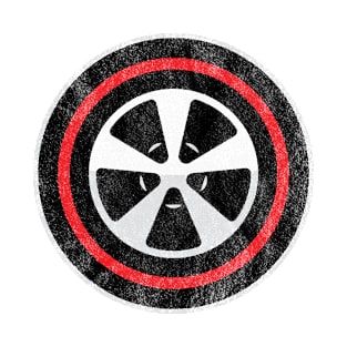 Redline Wheel (Worn on White) T-Shirt