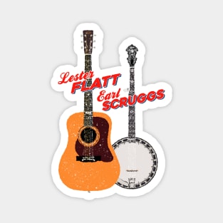 Flatt and Scruggs Guitar and Banjo Magnet