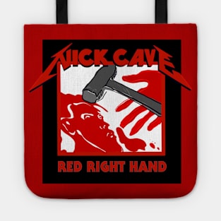 Red right hammer Tote