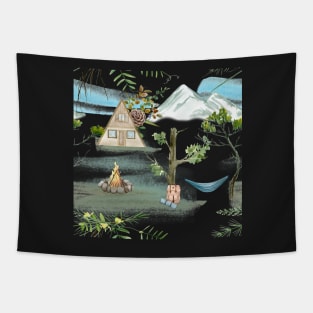 Hammock | Camping | Mountains Tapestry