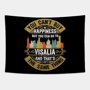 visalia City California State USA Flag Native American Tapestry