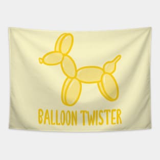 Balloon Twister! (Yellow) Tapestry