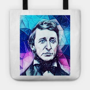 Henry David Thoreau Snowy Portrait | Henry David Thoreau Artwork 5 Tote