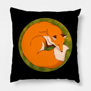 Fox Sleeping Forest Fairy Pillow