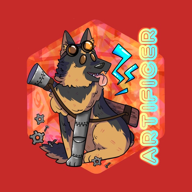 dungeons and dragons artificer dog by TacticianTactless