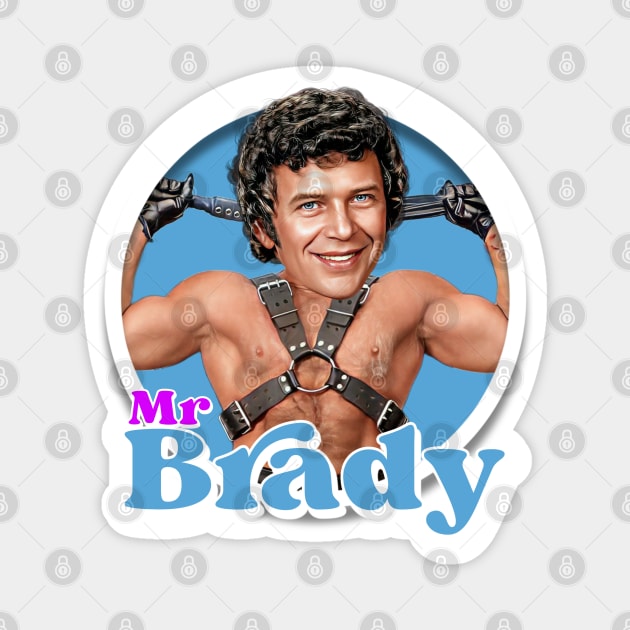 The Brady Bunch - Mr. Brady Magnet by Zbornak Designs