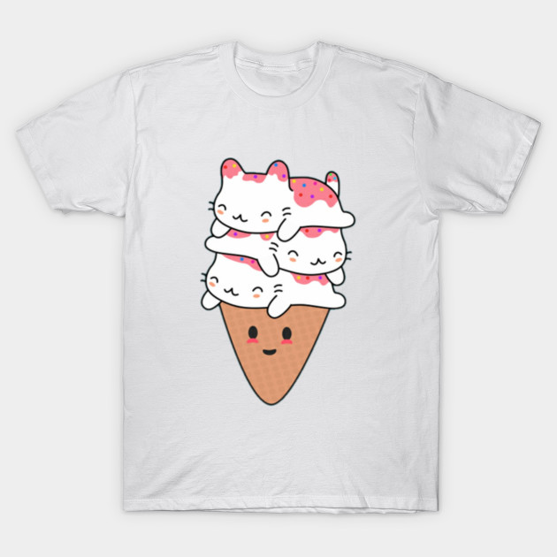 Cat Ice Cream Cat Ice Cream T Shirt Teepublic