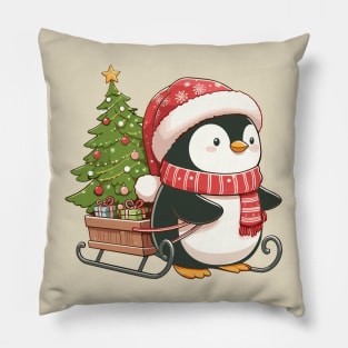 Cute christmas penguin Pillow