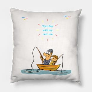 A Perfect Day Spent with My Precious Son: Family Bonding, Joyful Moments, Cherished Memories Pillow