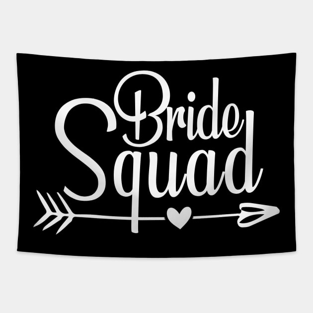 Bride & Team Bride - Team Bride - Bride - Bachelorette - Bridal - Bachelorette Party - Bridal Party Tapestry by CreativeShirt