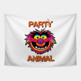 Party Animal Muppet - Orange Tapestry