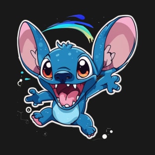 Stitch (Experiment 626) jumping style v2 T-Shirt