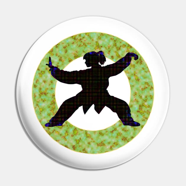 Tai Chi Jade Single Whip Pin by crunchysqueak