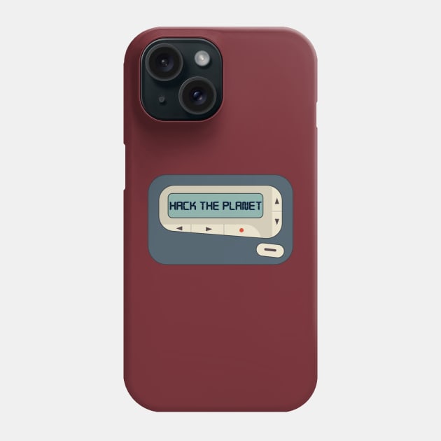 Hack The Planet Phone Case by Spatski