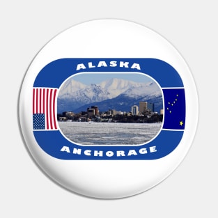 Alaska, Anchorage City, USA Pin