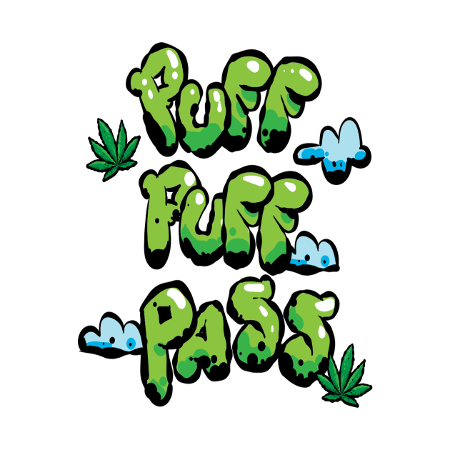 420 Puff Puff Pass Marijuana by pa2rok