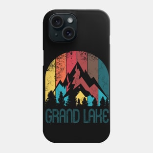 Retro City of Grand Lake T Shirt for Men Women and Kids Phone Case