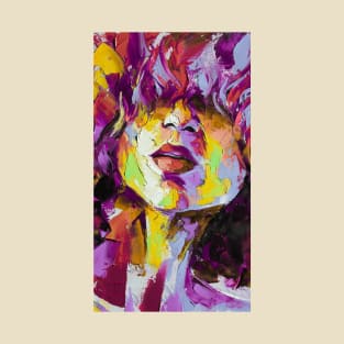 Abstract portrait of a beautiful girl. T-Shirt