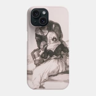 Beware of the Advice by Francisco Goya Phone Case