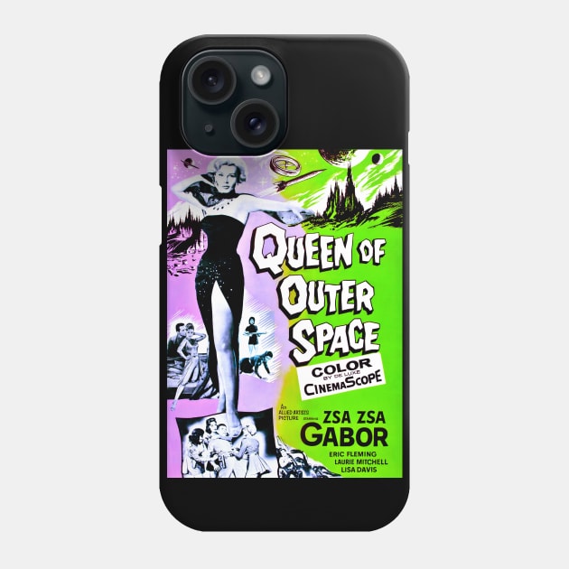 Queen of Outer Space (1958) Phone Case by Scum & Villainy