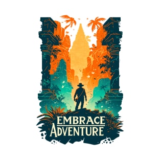 Embrace Adventure - Jungle Ruins - Indy T-Shirt